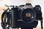 OM-10 with F.Zuiko 50/1.8, Manual Adapter, Winder2 and Remote Release